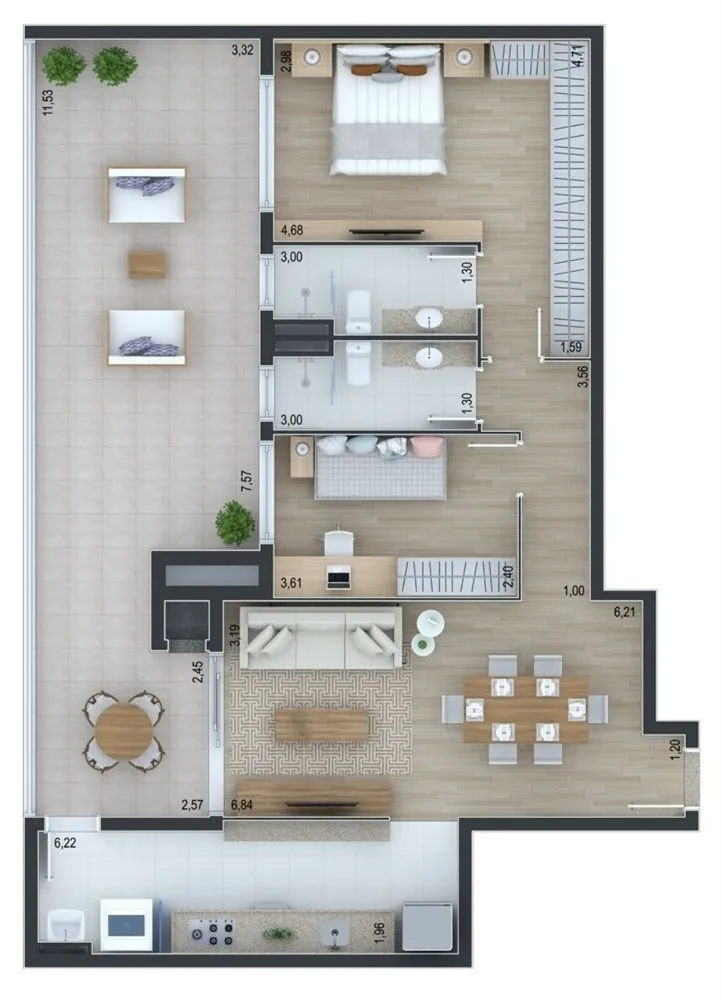 Apartamento, 2 quartos, 164 m² - Foto 10