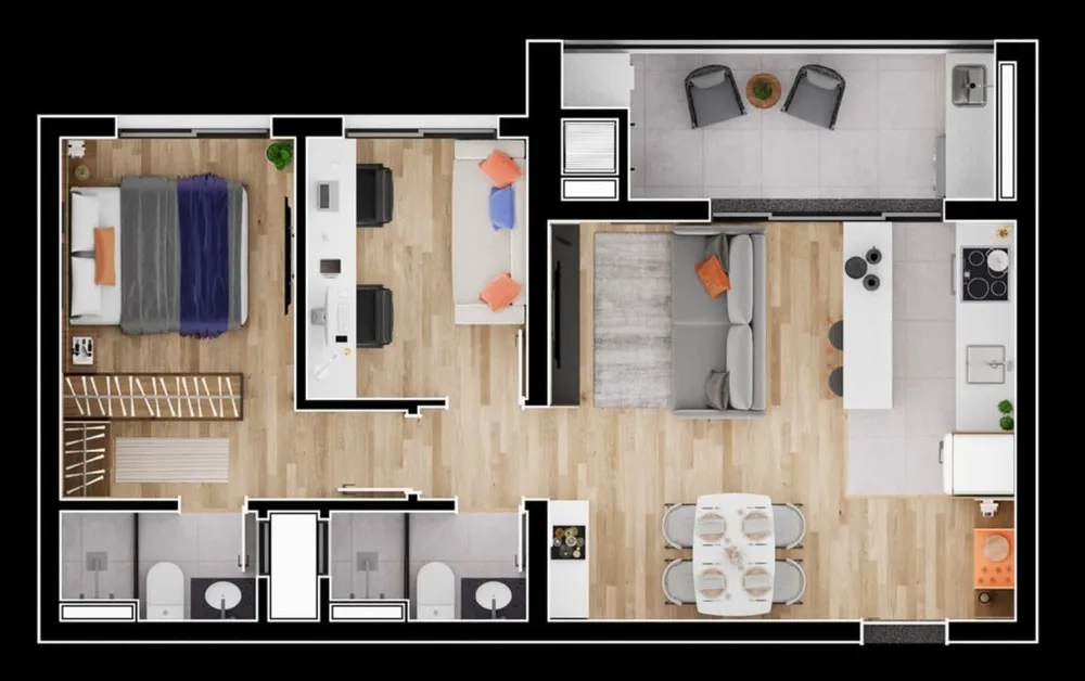 Apartamento, 1 quarto, 26 m² - Foto 4