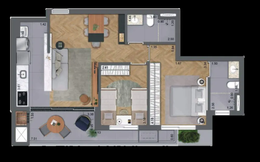 Apartamento, 3 quartos, 94 m² - Foto 11