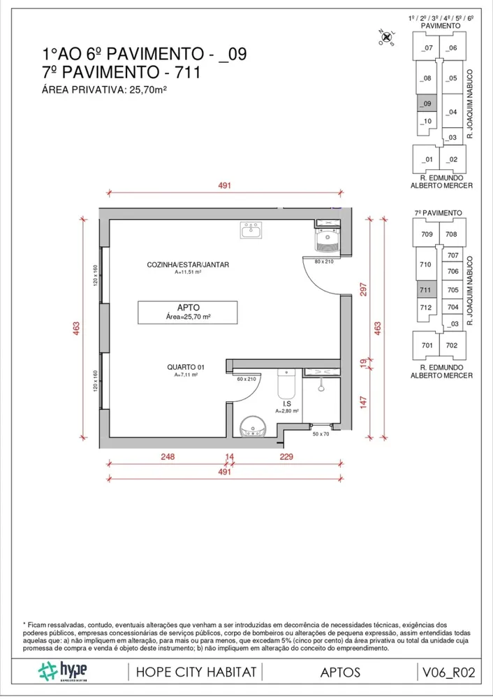 Apartamento, 1 quarto, 26 m² - Foto 12