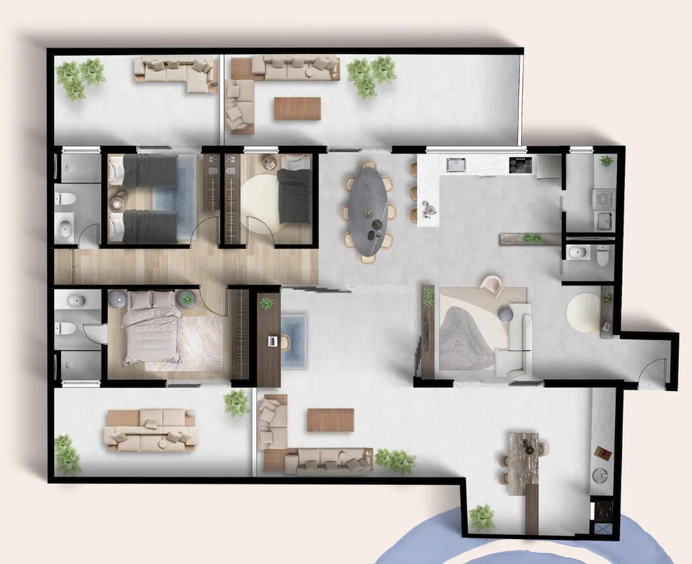 Apartamento, 3 quartos, 100 m² - Foto 19