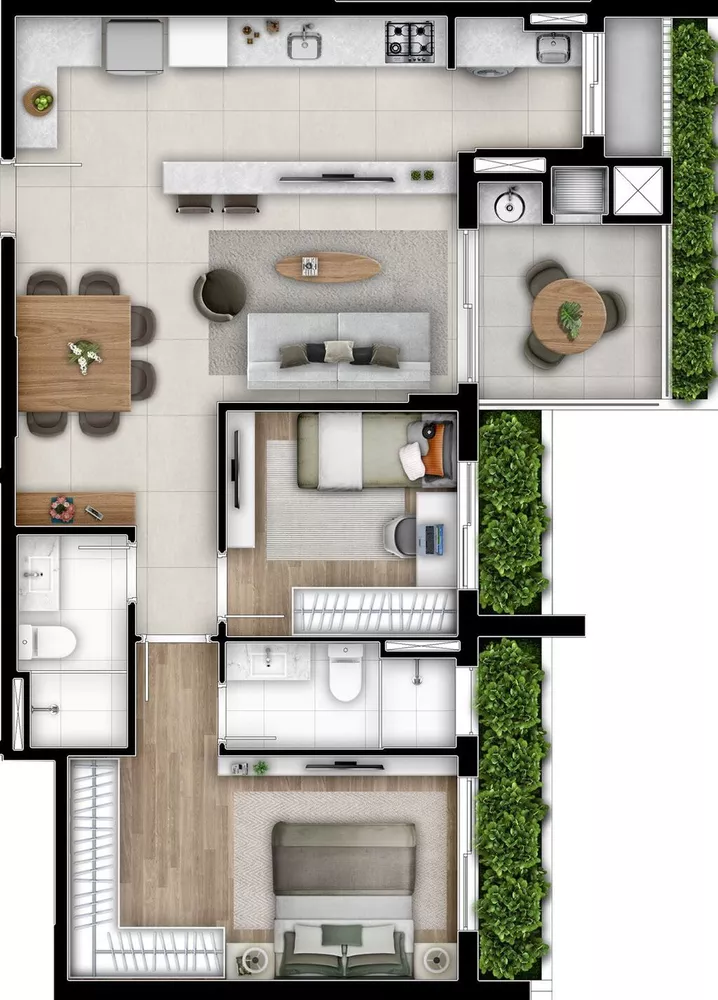 Apartamento à venda com 3 quartos, 147m² - Foto 7