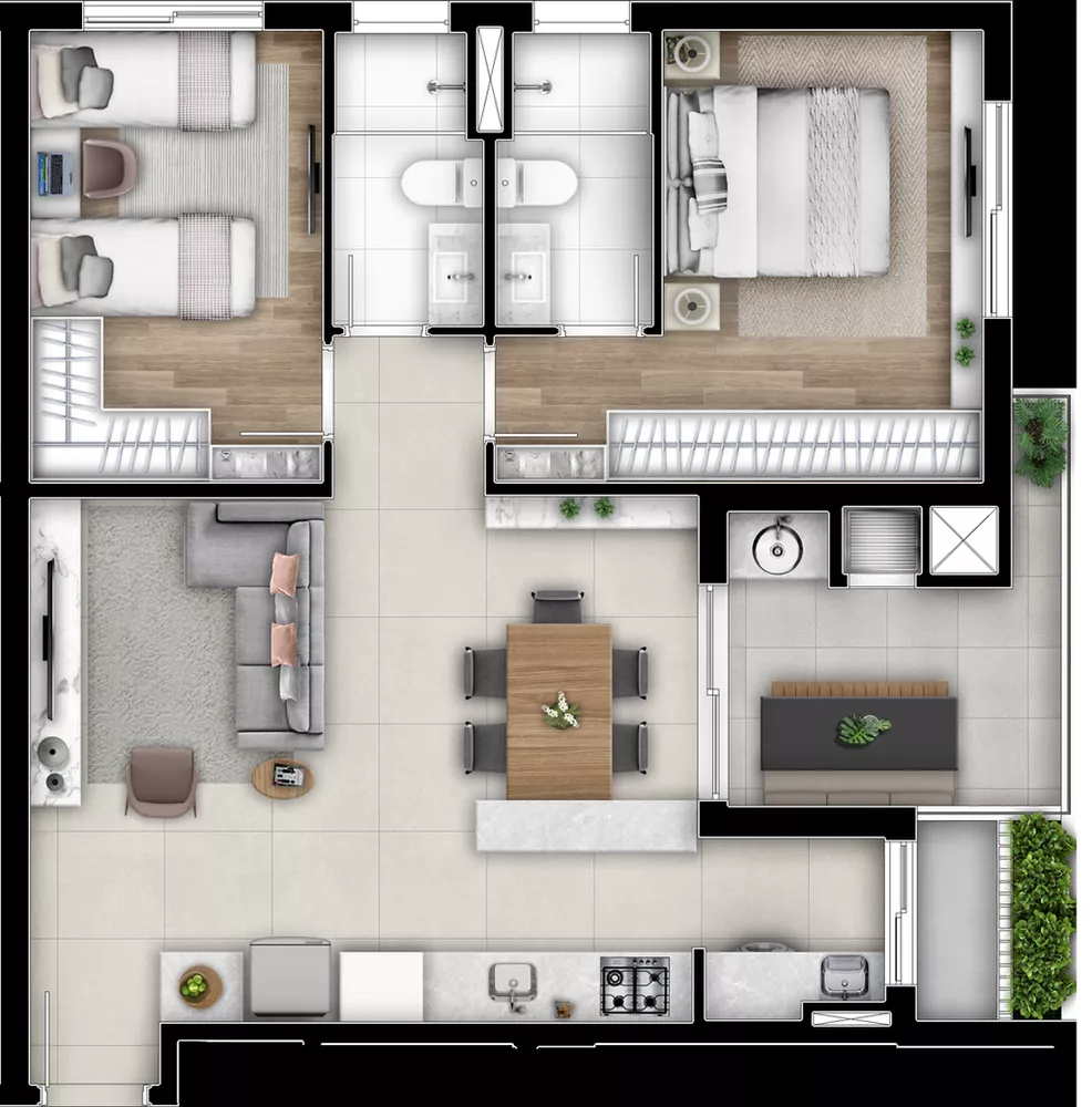 Apartamento à venda com 3 quartos, 147m² - Foto 11