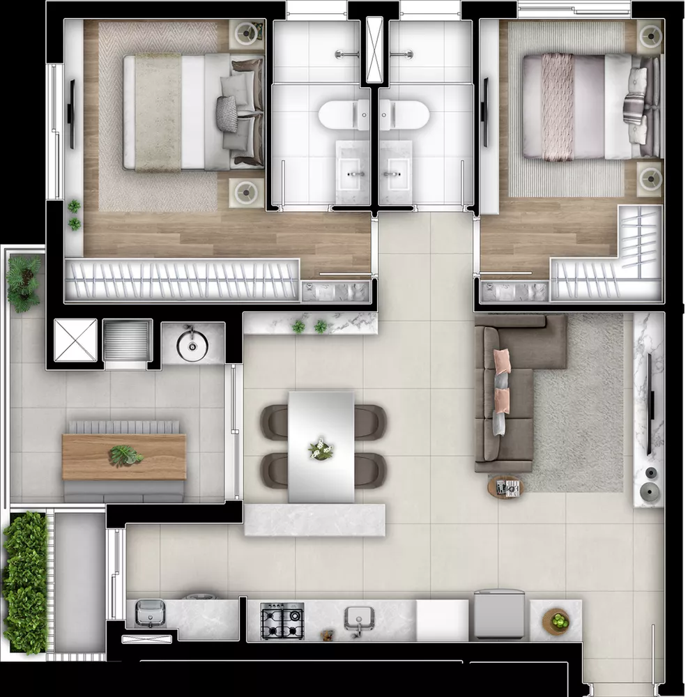 Apartamento à venda com 3 quartos, 147m² - Foto 9