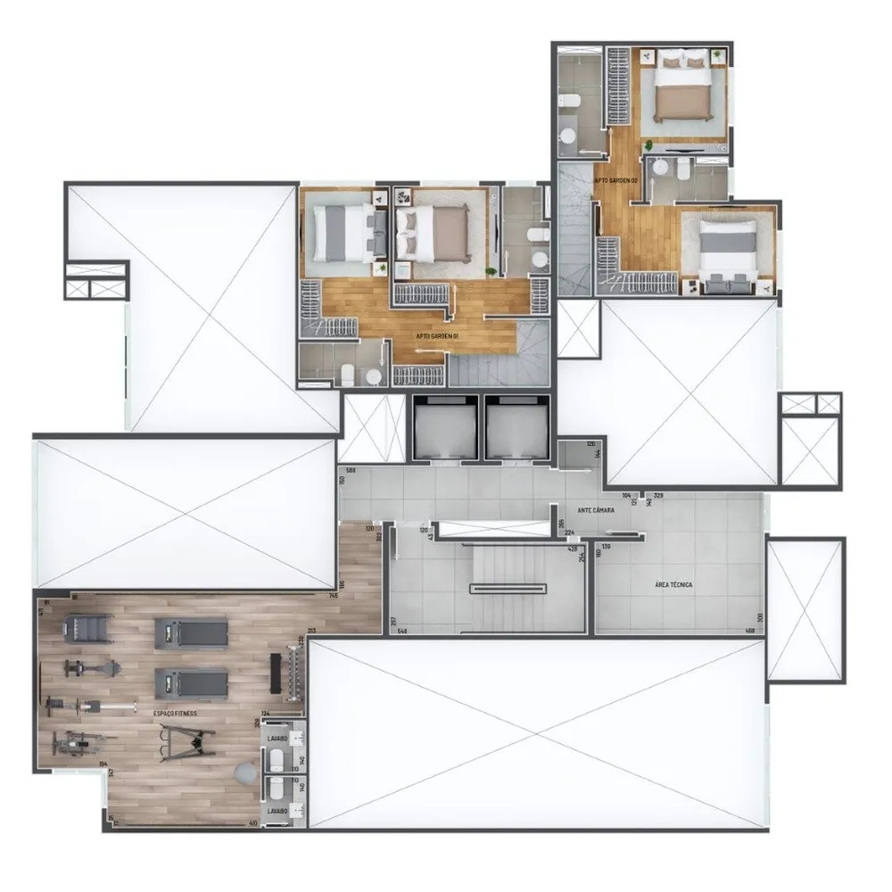 Cobertura, 2 quartos, 133 m² - Foto 5