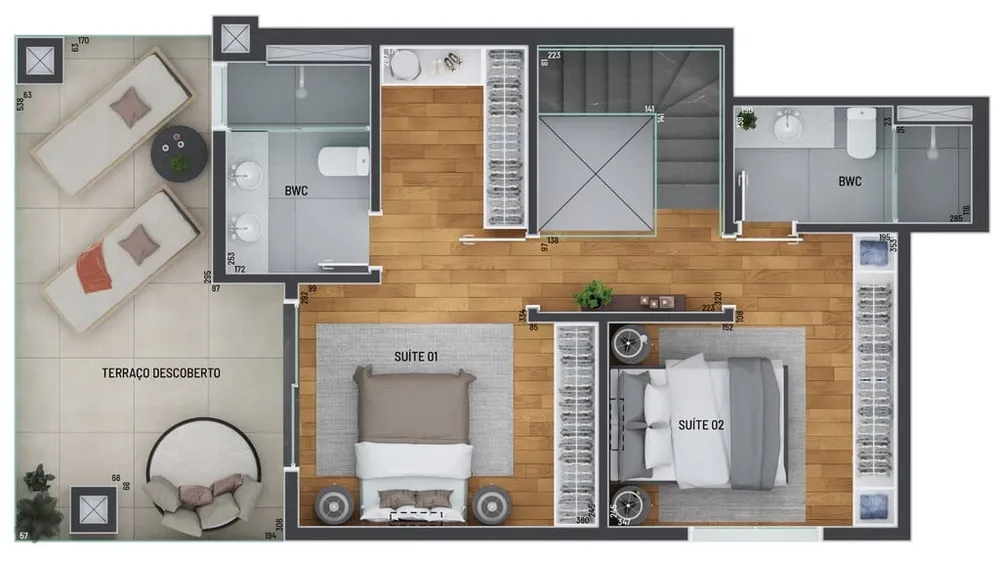 Cobertura, 2 quartos, 133 m² - Foto 8