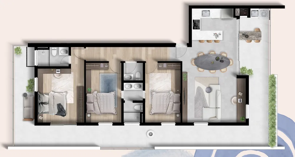 Apartamento, 2 quartos, 55 m² - Foto 12
