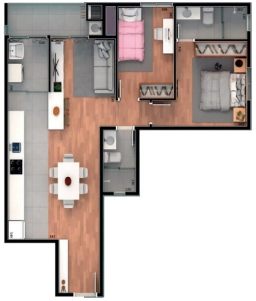 Apartamento, 2 quartos, 52 m² - Foto 10