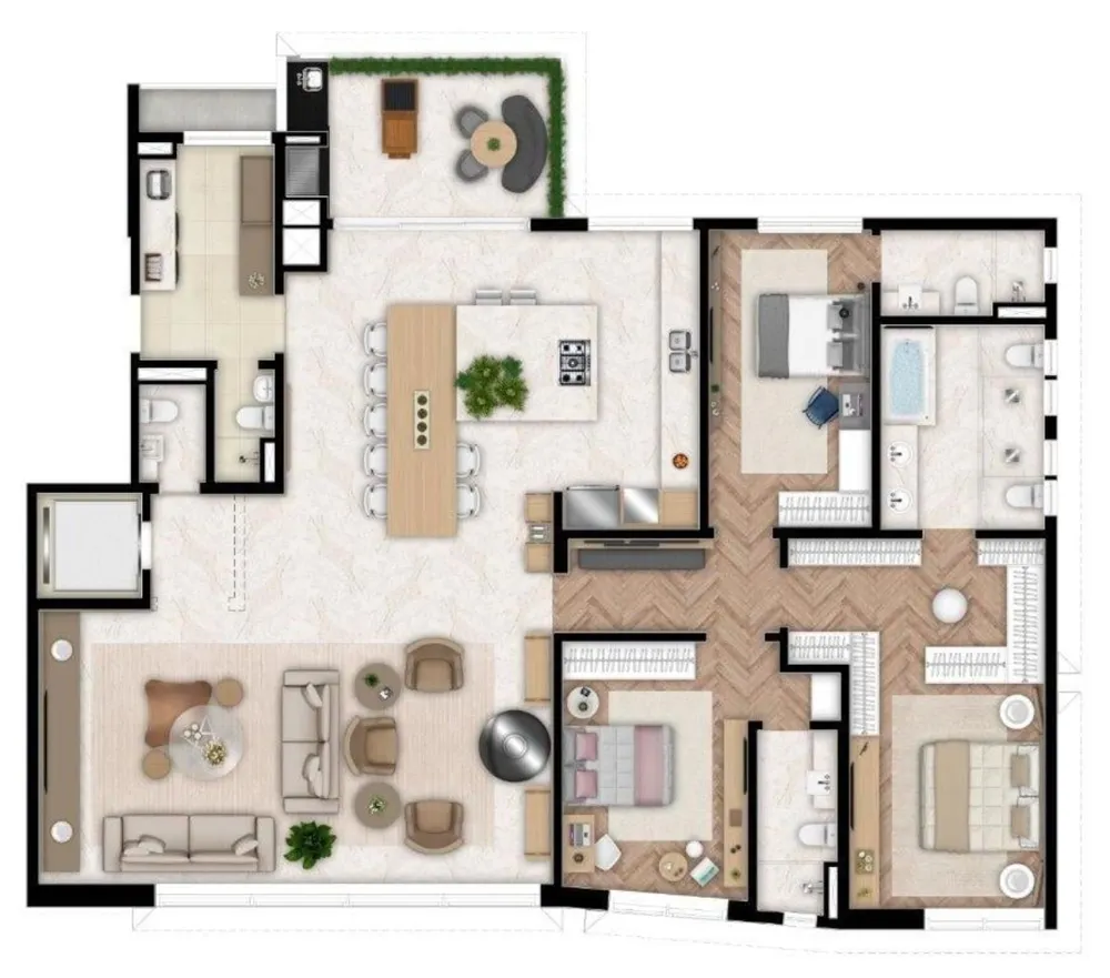 Apartamento, 4 quartos, 532 m² - Foto 9