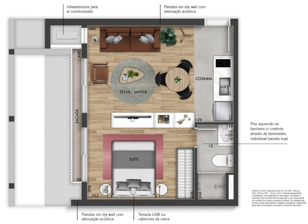 Apartamento, 2 quartos, 62 m² - Foto 19