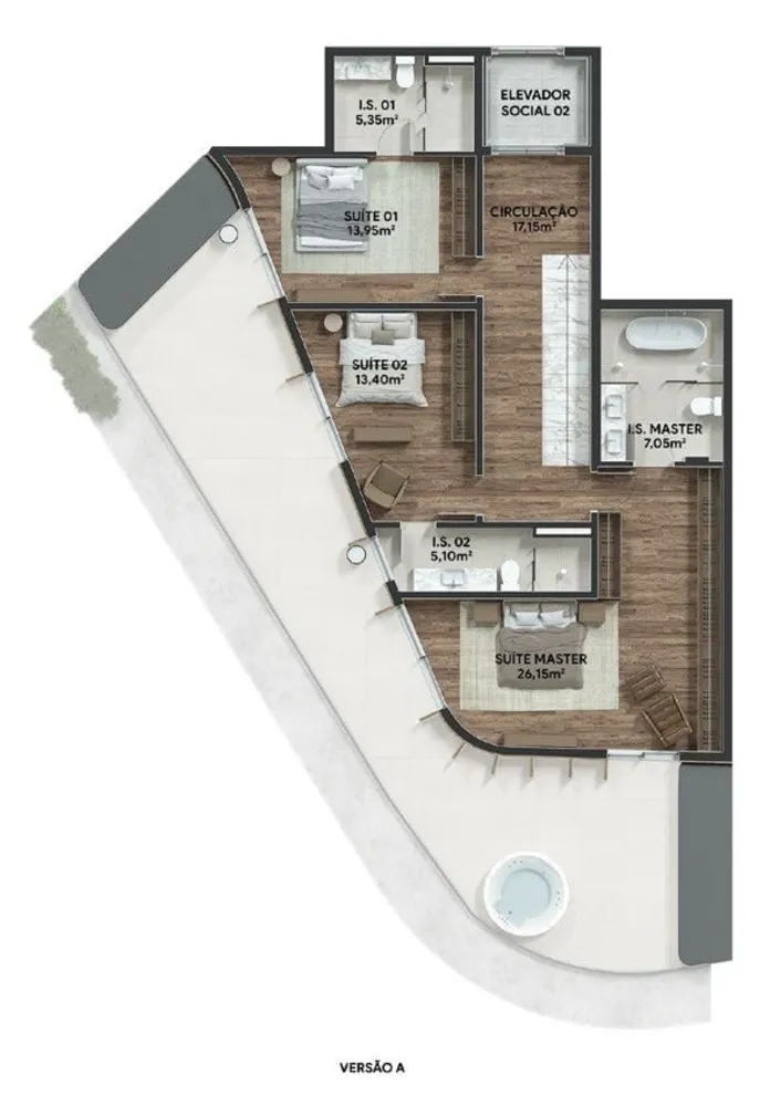 Apartamento, 3 quartos, 187 m² - Foto 6