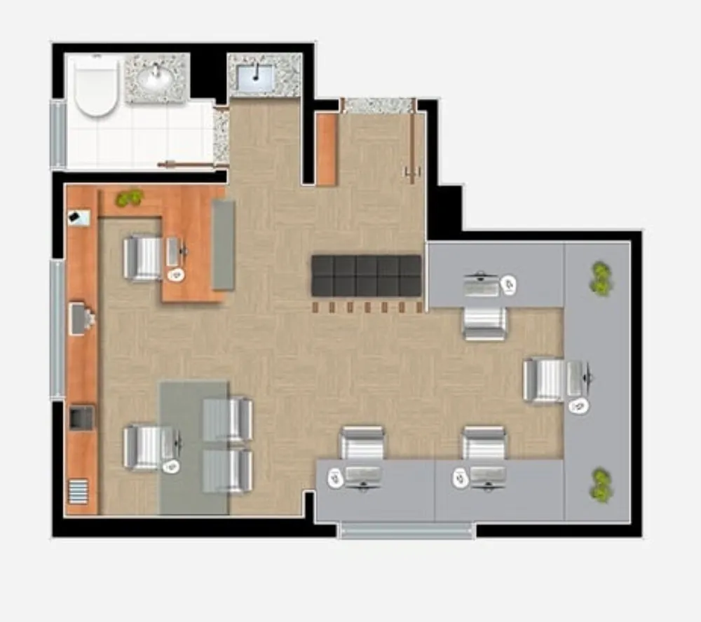 Sala-Conjunto, 78 m² - Foto 10