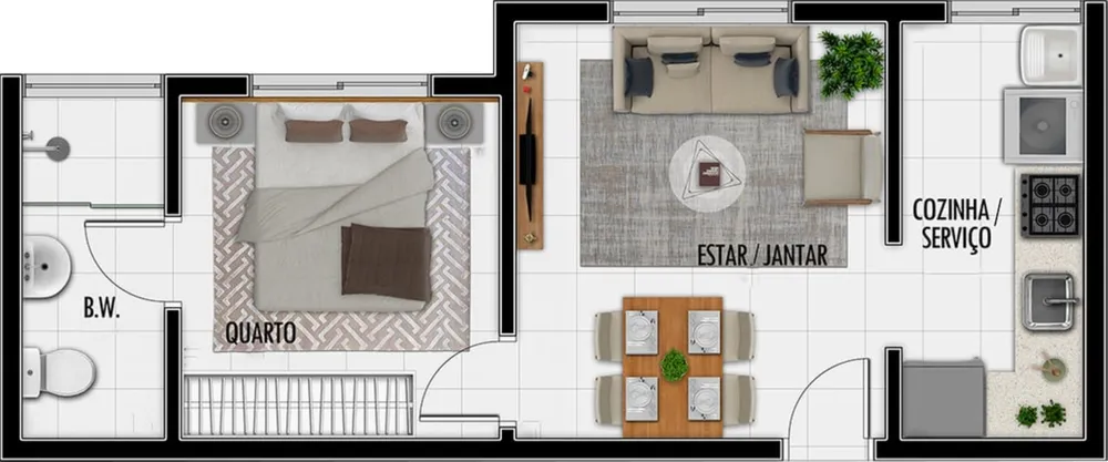 Apartamento, 2 quartos, 47 m² - Foto 13