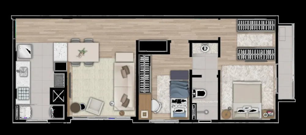 Apartamento, 2 quartos, 68 m² - Foto 7