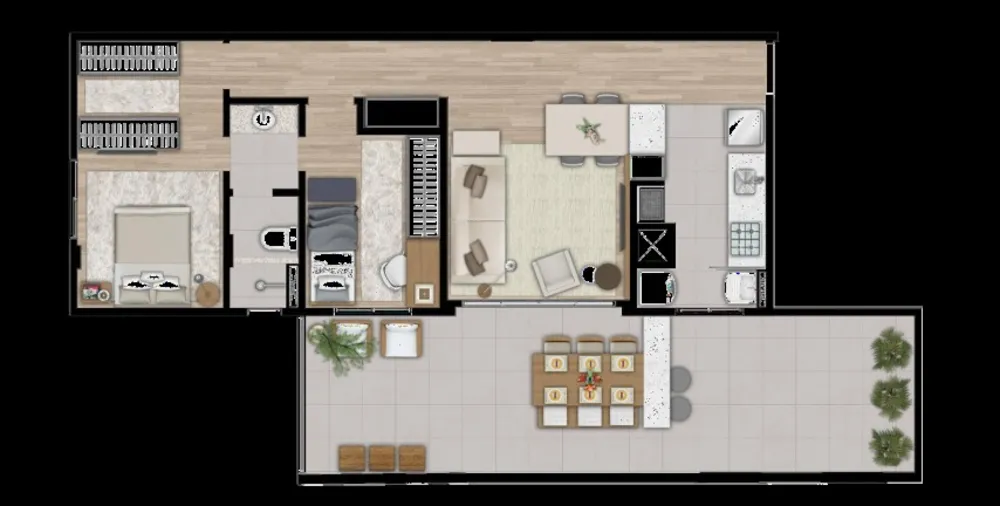Apartamento, 2 quartos, 68 m² - Foto 6