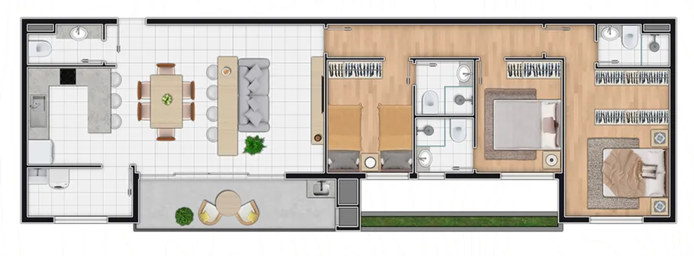 Apartamento, 2 quartos, 155 m² - Foto 12