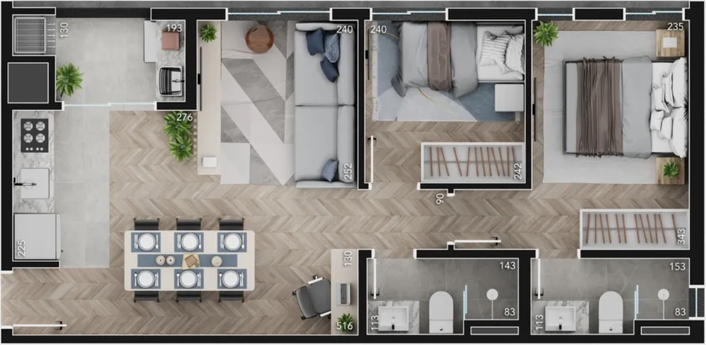 Apartamento, 2 quartos, 52 m² - Foto 16