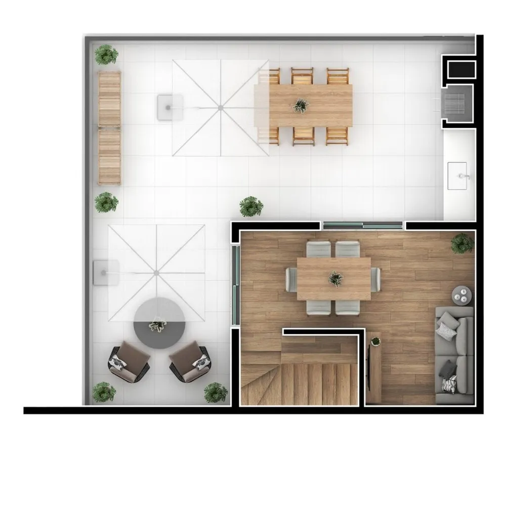 Cobertura, 2 quartos, 107 m² - Foto 11