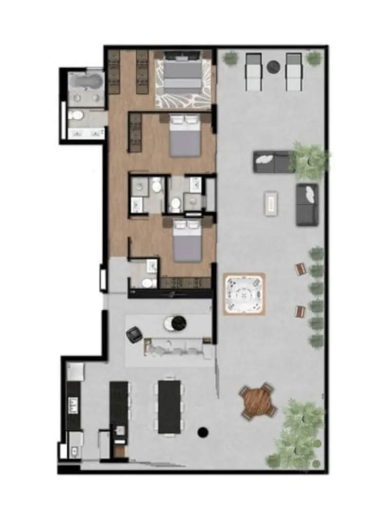 Apartamento, 3 quartos, 258 m² - Foto 8