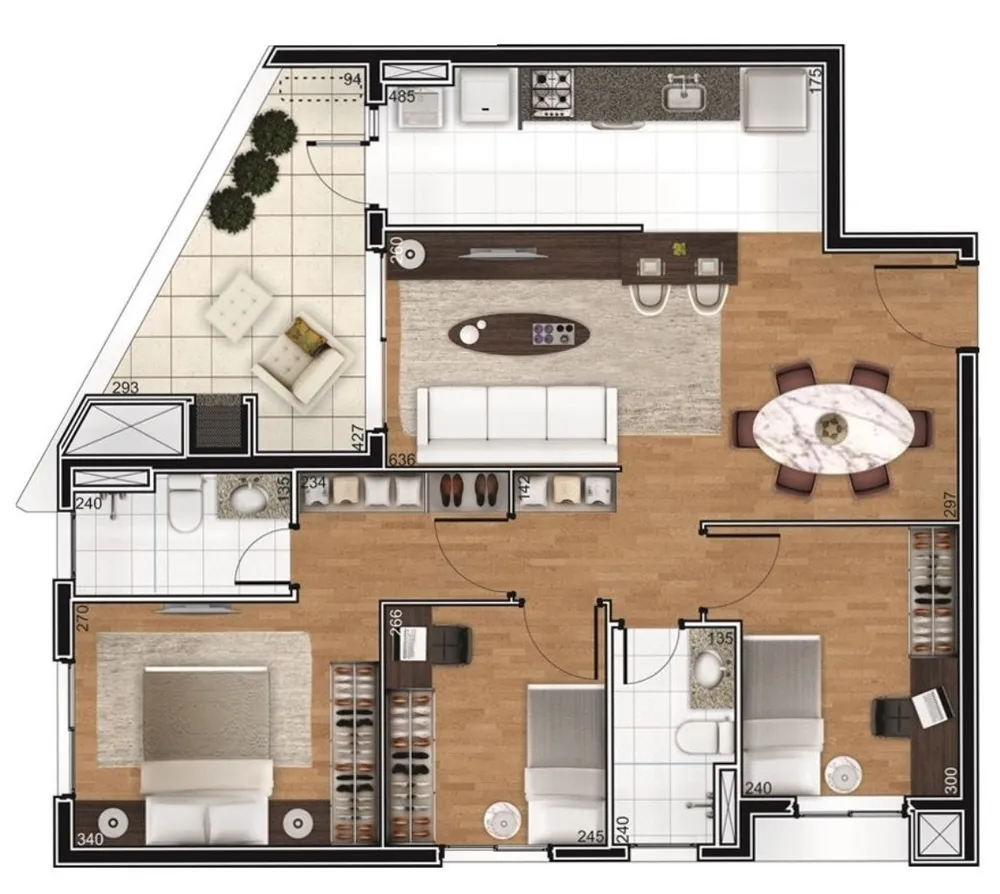 Cobertura, 3 quartos, 108 m² - Foto 6
