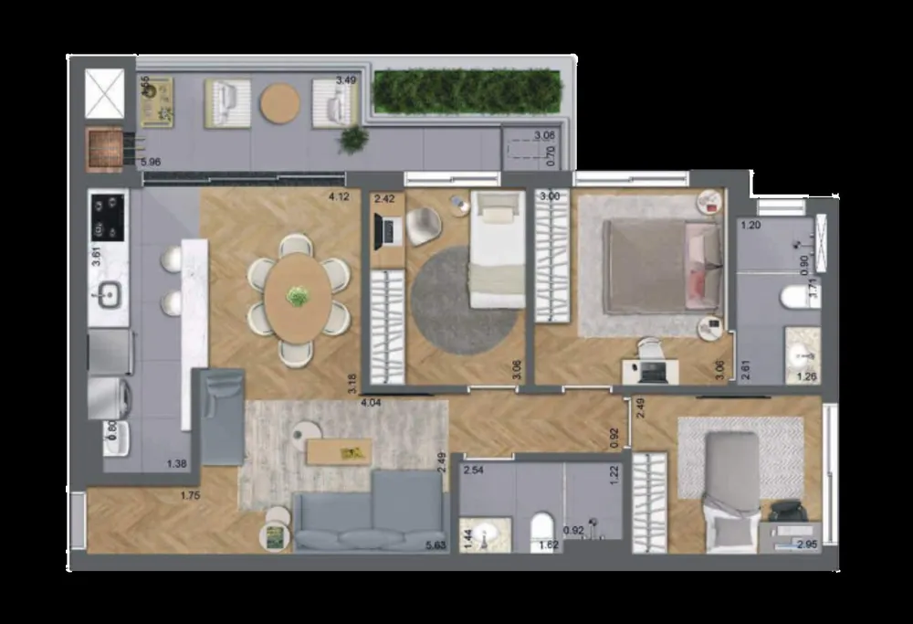 Apartamento, 3 quartos, 79 m² - Foto 11