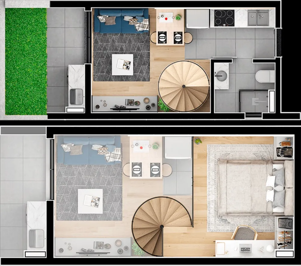 Apartamento, 1 quarto, 44 m² - Foto 9