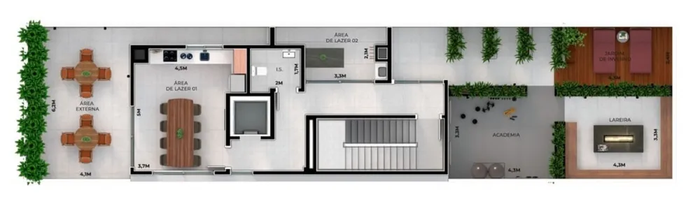 Apartamento, 1 quarto, 34 m² - Foto 7