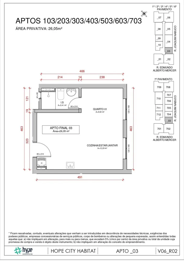Apartamento, 1 quarto, 33 m² - Foto 11