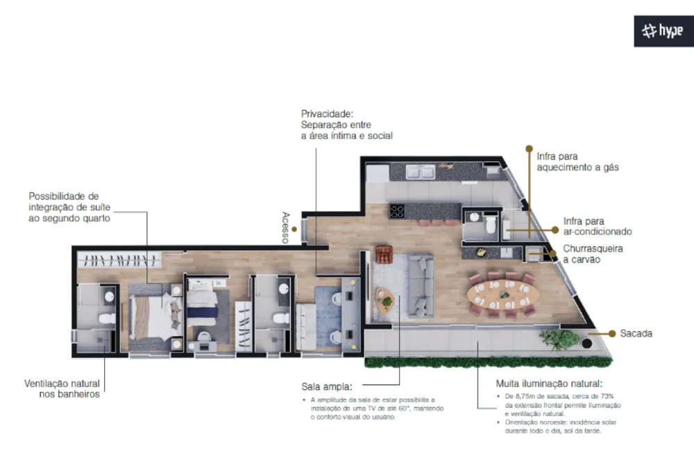 Apartamento, 3 quartos, 107 m² - Foto 19