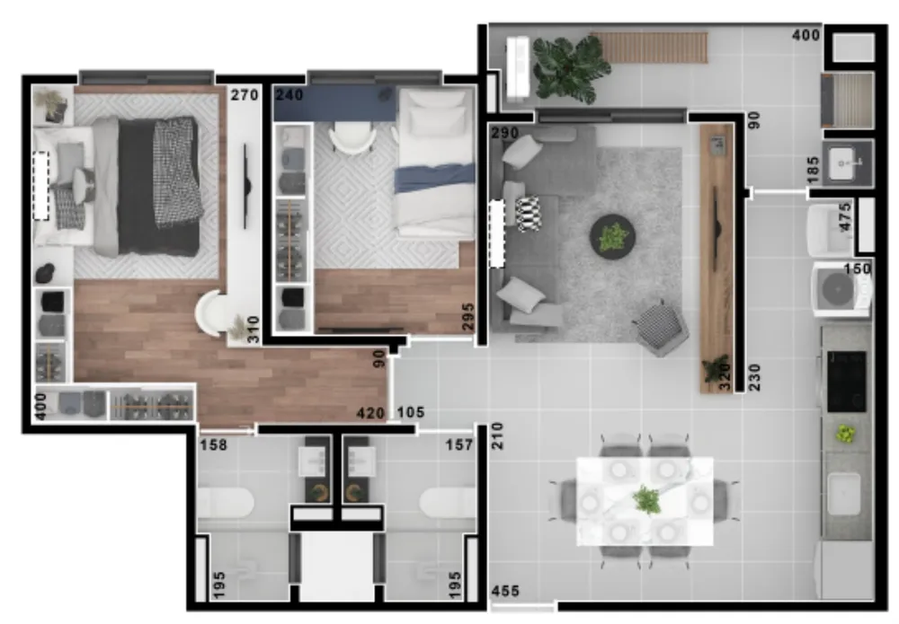 Apartamento, 3 quartos, 134 m² - Foto 7
