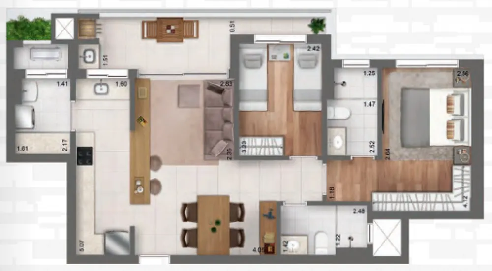 Apartamento, 2 quartos, 79 m² - Foto 7