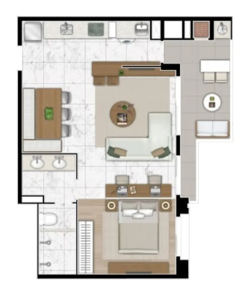 Apartamento, 2 quartos, 63 m² - Foto 4
