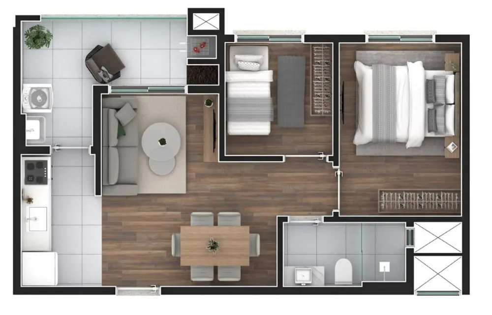 Apartamento, 2 quartos, 51 m² - Foto 10