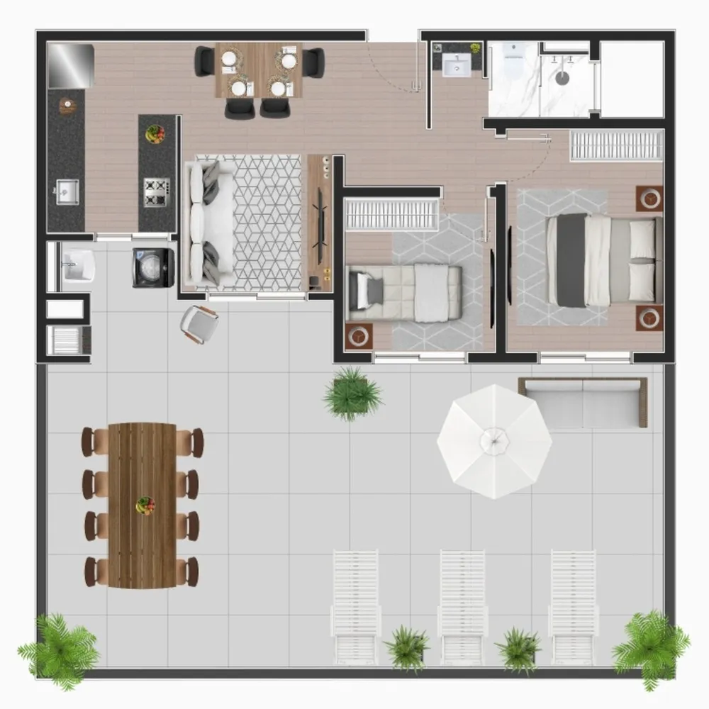 Apartamento, 2 quartos, 105 m² - Foto 12