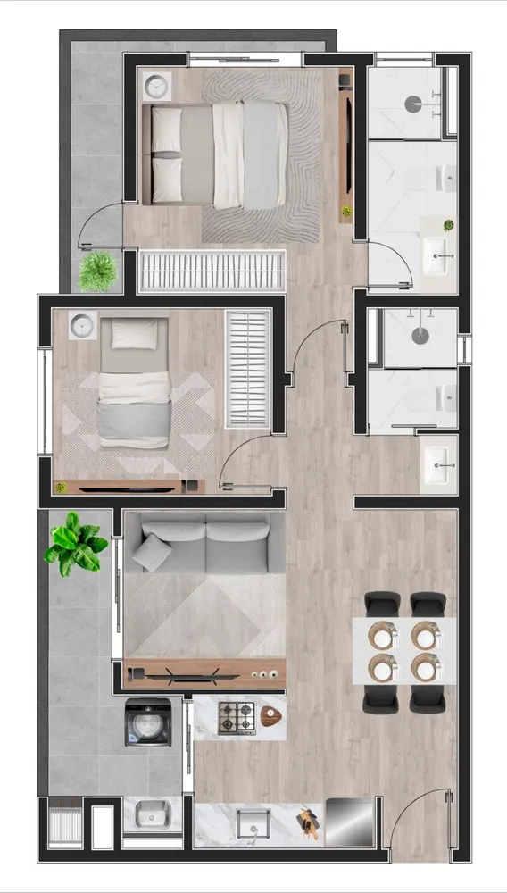 Apartamento, 2 quartos, 105 m² - Foto 10
