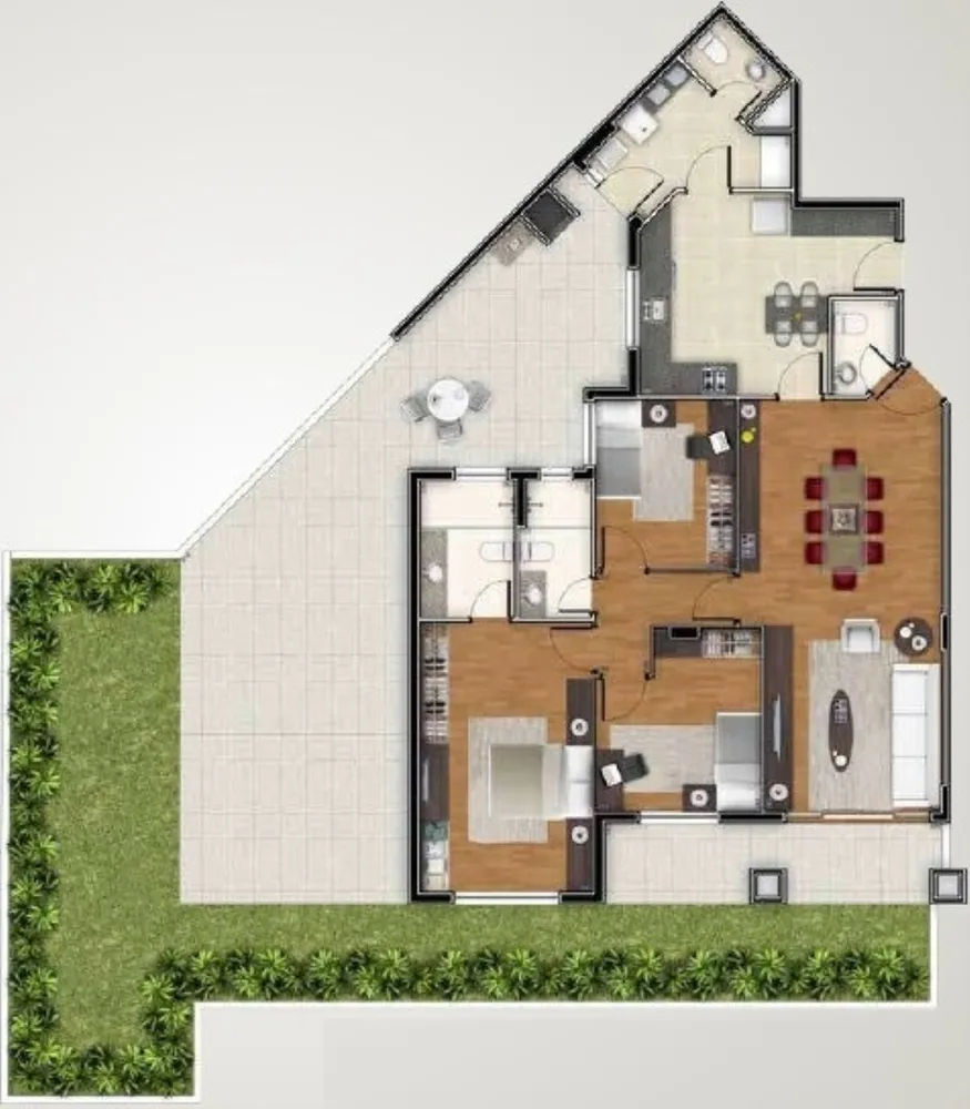 Cobertura, 3 quartos, 208 m² - Foto 4