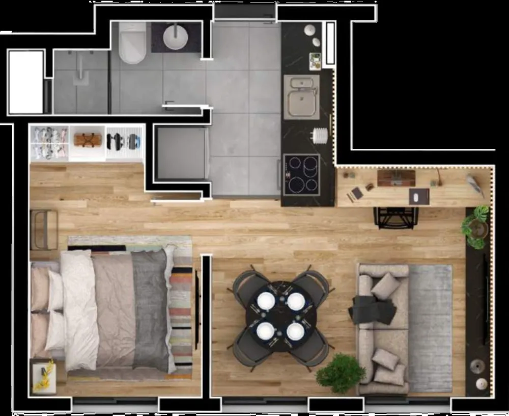 Apartamento, 2 quartos, 54 m² - Foto 8