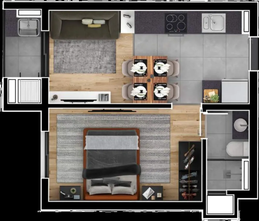 Apartamento, 2 quartos, 54 m² - Foto 7