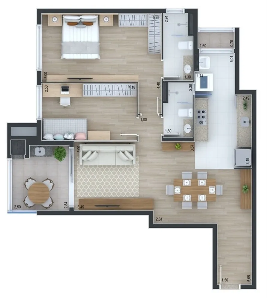 Apartamento, 2 quartos, 162 m² - Foto 10