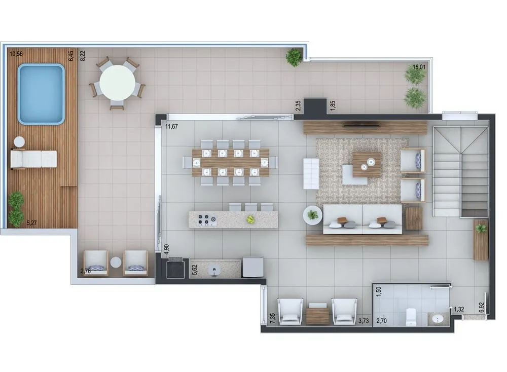 Apartamento, 3 quartos, 171 m² - Foto 16