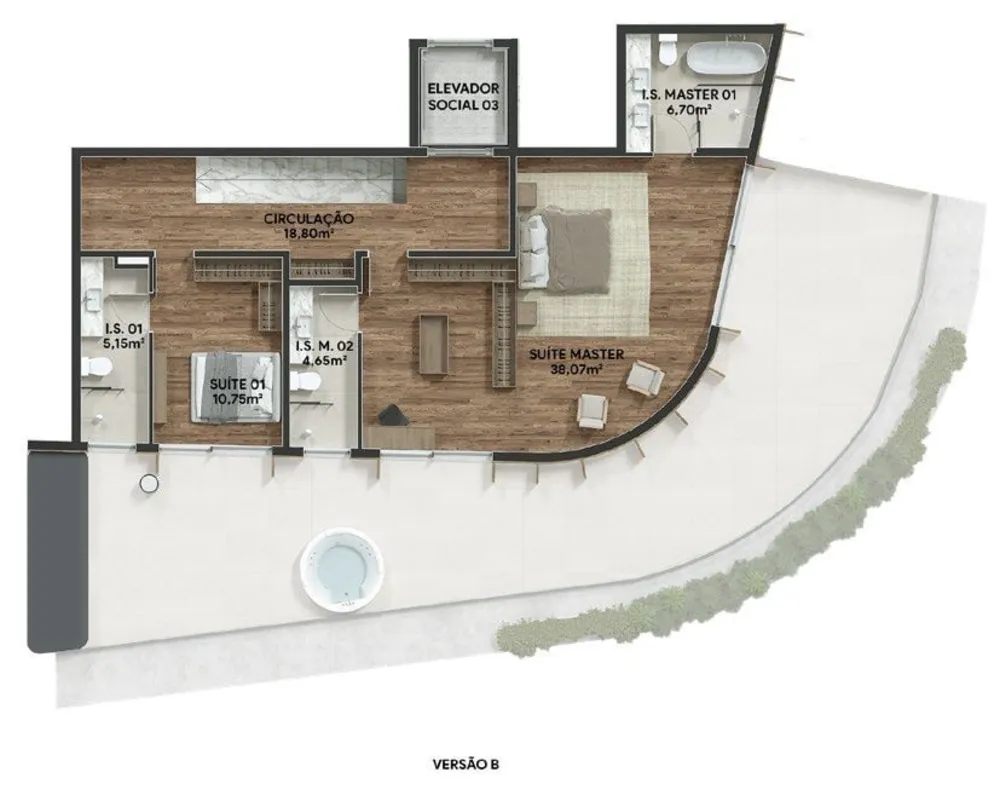 Apartamento, 3 quartos, 140 m² - Foto 7
