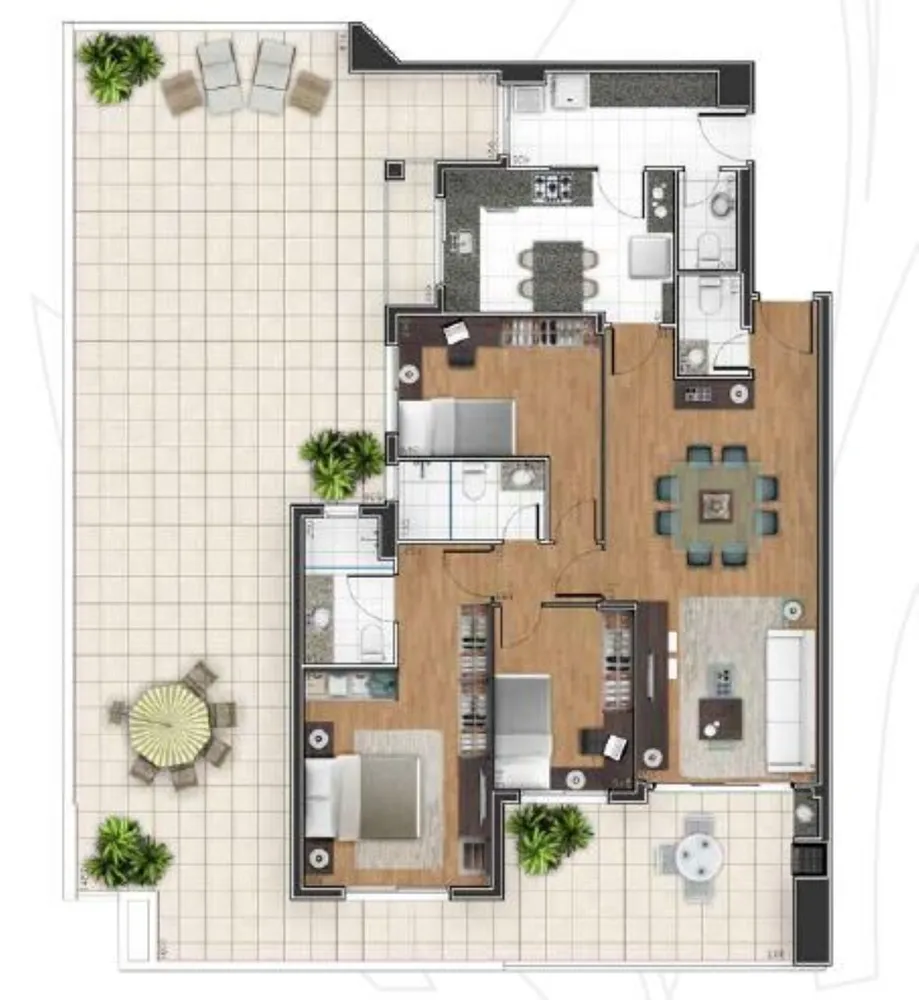 Cobertura, 3 quartos, 173 m² - Foto 7