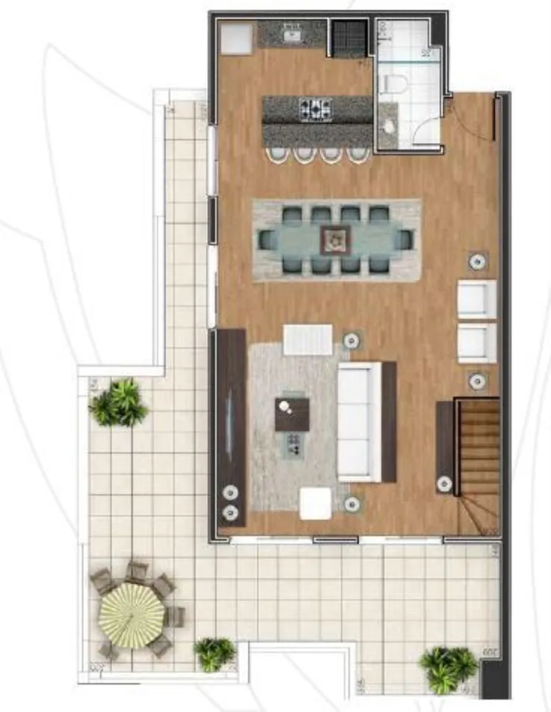 Cobertura, 3 quartos, 173 m² - Foto 8
