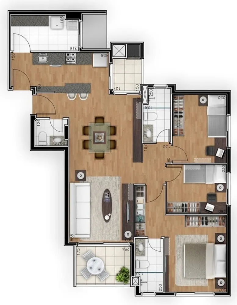 Apartamento, 3 quartos, 96 m² - Foto 10