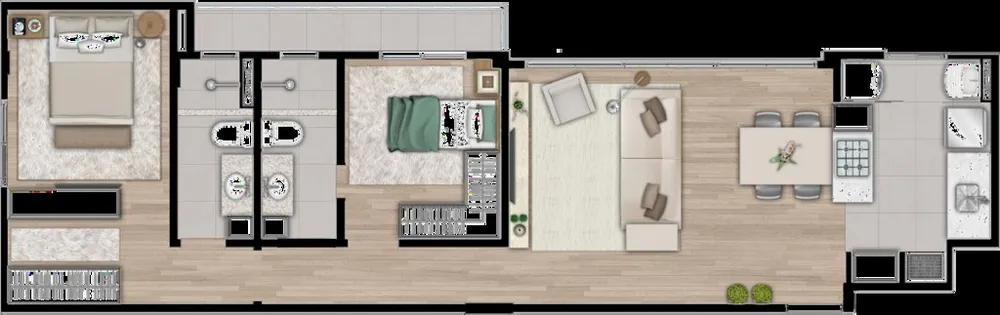Apartamento, 2 quartos, 65 m² - Foto 7