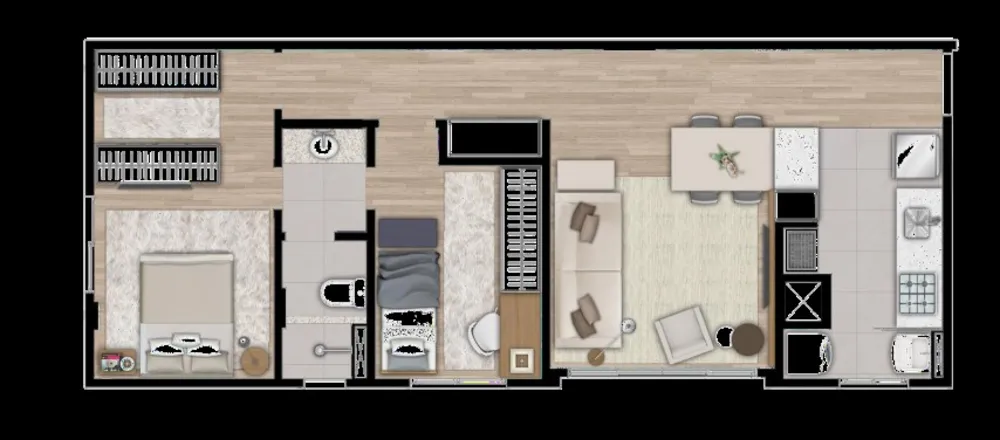 Apartamento, 2 quartos, 65 m² - Foto 8