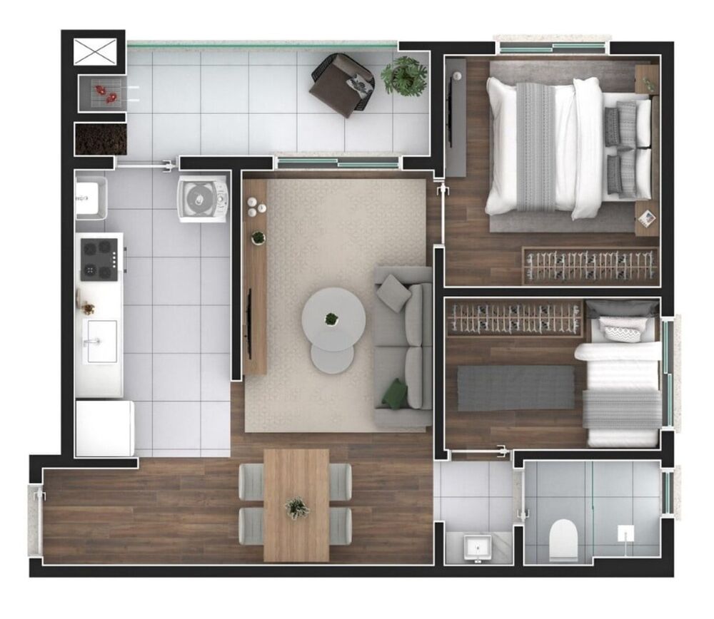 Apartamento, 2 quartos, 51 m² - Foto 26