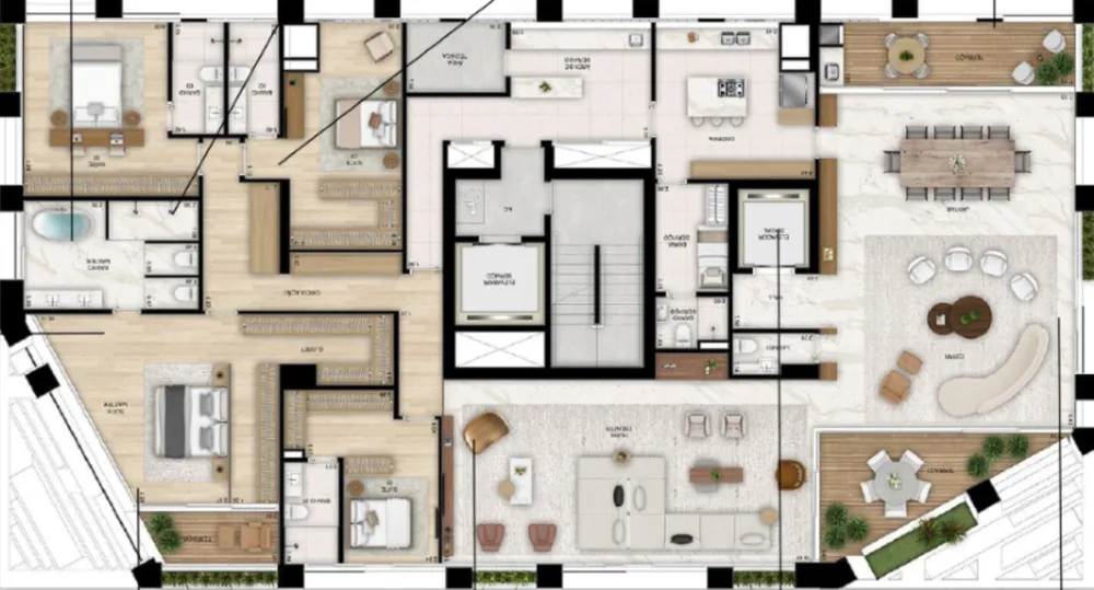 Apartamento, 4 quartos, 401 m² - Foto 10