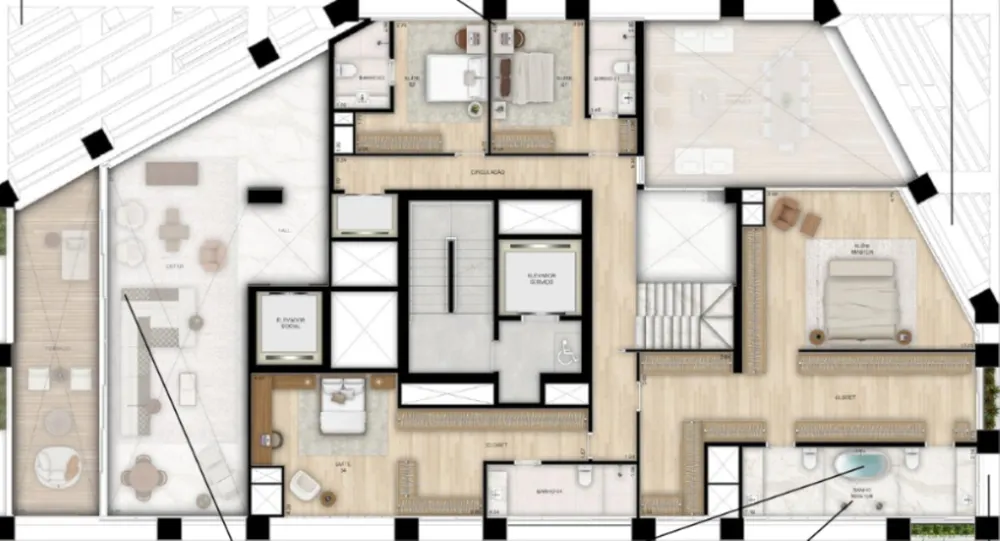 Apartamento, 4 quartos, 401 m² - Foto 11