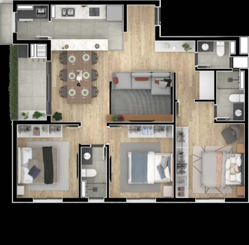 Apartamento, 3 quartos, 89 m² - Foto 8